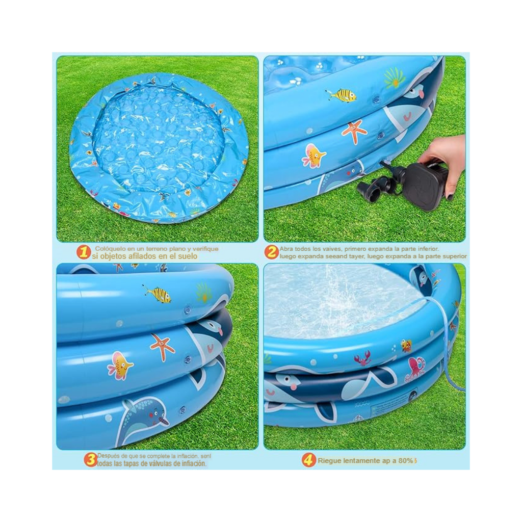 Piscina Inflable para niños (60 cm)
